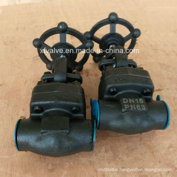 DIN Pn63 Forged Carbon Steel A105 Welding End Globe Valve